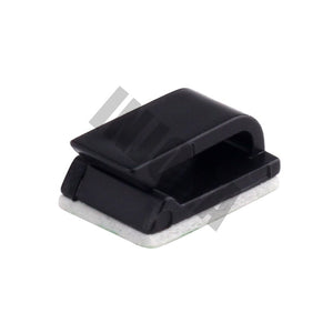 10PCS Black Wiring Buckle with 3M Double-sided Adhesive for RC Crawler Car RC Boat Drone RC Model