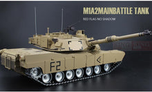 2.4Ghz RC tank Heng Long 1/16 US M1A2 U.S. Army Main Battle Tank Abrams Tusk Tank Ultimate metal version Metal Gear Tracks sound