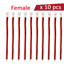 10 Pcs 1S Lipo Battery Balance Charger Switch Wiring Cable XH 2.0mm Pitch Plug Male Female For indoor drone syma X5C hubsan x4