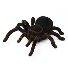 Lomalson 4 Channel RC Spider Eyes Shine Halloween Simulation Spider RC Tricky Scary Toy Prank Gift Model