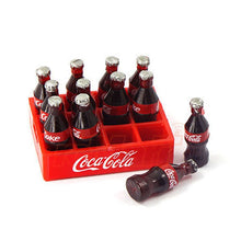 Rc Mini Coke Bottle & Tray Decoration Accessory Tools For 1/10 Rc Crawler Car Axial Scx10 Traxxas Trx4 Rc4Wd D90