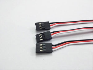 10pcs 100mm 150MM 200MM 300MM Servo extension cord Male to Male for JR Plug Servo Extension Lead Wire Cable 10cm