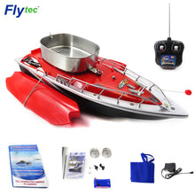 Flytec 2011-3 RC Boat Toys Fishing Bait Intelligent Wireless Electric Automatic Nesting Double Bin Silent Function Fishing Ship