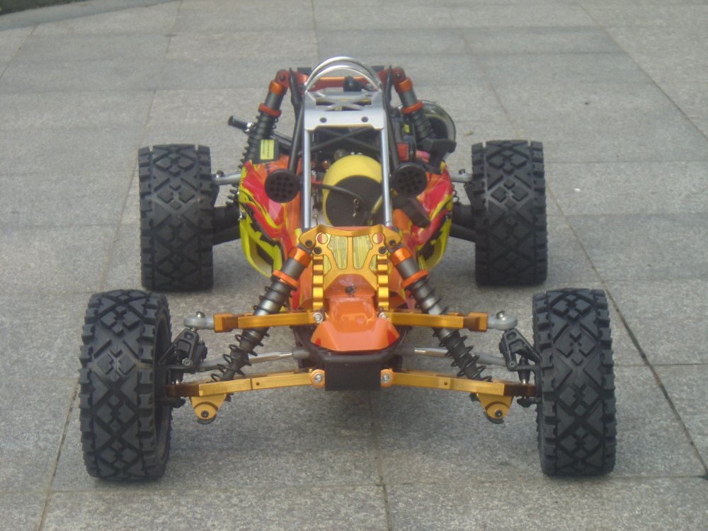 29CC metal head baja+ front 4pc alloy arm