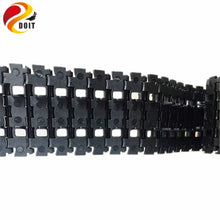 DOIT Shock Absorpber Tracks Plastic Caterpillar Crawler Chain Conveyor Belt for Robot Tank Chassis Engineering Plastic Tracks