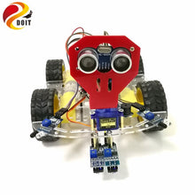 New WiFi Control Avoidance Tracking Smart Robot Car Chassis Kit Speed Encoder Battery Box 4WD Ultrasonic Module For Arduino Kit