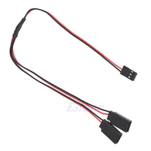 1Pcs 300mm 30cm Servo Y Extension Lead Wire Cable f RC Futaba JR Servo Part New