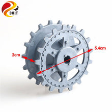 New Plastic Driving Wheel with Coupling Inner Size 4mm, 5mm, 6mm for Tank Chassis Crawler DOIT