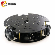 SZDOIT 58mm Nylon Omnidirectional Wheel Double Layer 3WD Metal Smart Robot Tank Car Chassis Kit 9V/12V DC Motor DIY For Arduino