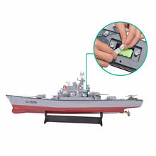 RC Boat 1:250 WarShip Remote Control Military Battleship Central Command Cockpit Seaplane Electronic Model For Kids Hobby Toys