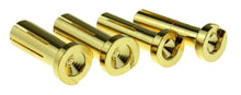 10pcs Amass 4/5mm Bullet Banana Plug Connector Male Female for RC Battery Part Gold Plated