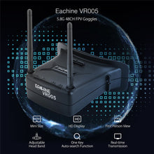 Eachine VR005 2.7 Inch 960*240 5.8G 48CH FPV Goggles Raceband Auto-Search With Dual Antennas 3.7V 1000mAh Battery For RC Drone