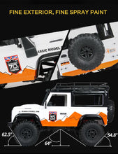 RCtown MN-99 2.4G 1/12 4WD RTR Crawler RC Car For Land Rover 70 Anniversary Edition Vehicle Model