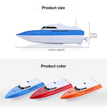 Mini 20km/h Remote Control Racing Boat High Speed RC Speedboat Swimming Pool Lake RC Boats Toys for Kids Children