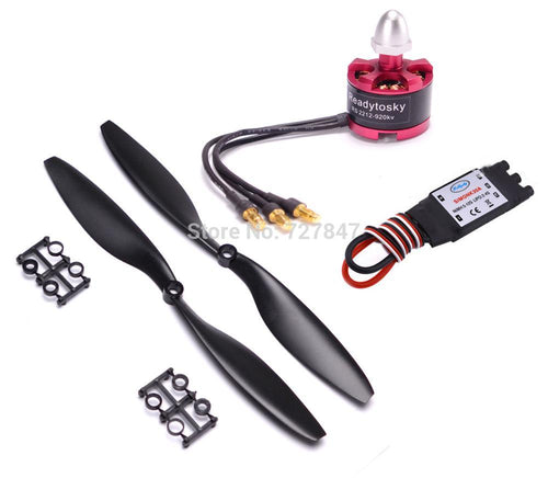 2212 920KV Brushless Motor CW / CCW + 30a simonk brushless ESC + 1045 Propeller for F450 F550 S550 F550 Quadcopter Frame