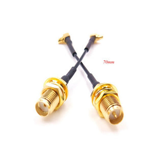 1pc Video Transmitter Antenna Extension VTX MMCX Angle to SMA RP-SMA Female Adapter Connector Cable 100mm RC Accessories DIY