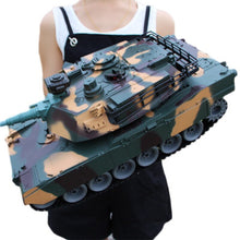 50cm Big Size America M1A2 2.4G Remote Control Tank 1:18 RC Battle Tank Bullet launch Tracked gun barrel 320 degree rotate tank