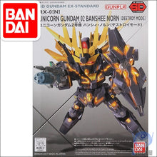 Original SD Gundam Model Cute UC Unicorn GUNDAM 02 BANSHEE NORN DESTROY MODE Mobile Suit Kids Toy