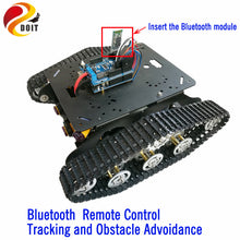 TSD300 Arduino Bluetooth/WiFi Control Crawler Tank Car Chassis with Tracking and Obstacle Avoidance RC Remote Toy