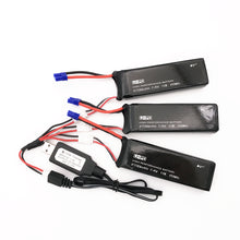 Original Hubsan H501S battery 7.4V 2700mAh 10C For H501S H501C X4 RC Quadcopter Battery with 1 In 3 Cable and USB Charger Set