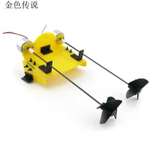 DIY Handmade Accessory Boat Ship Kit Electric Two Motor Propeller Power Driven for Remote Control Boat Model Robot F17929