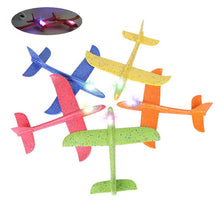 48cm Airplane Foam Toys Light Flying Mini Foam Throwing Glider Inertia DIY Aircraft Toy Hand Launch Airplane Model Toys