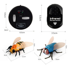 Infrared RC animal Insect Toys Simulation spider bee fly crab Ladyb mantis Electric robot Toy Halloween Prank Insects kids toys