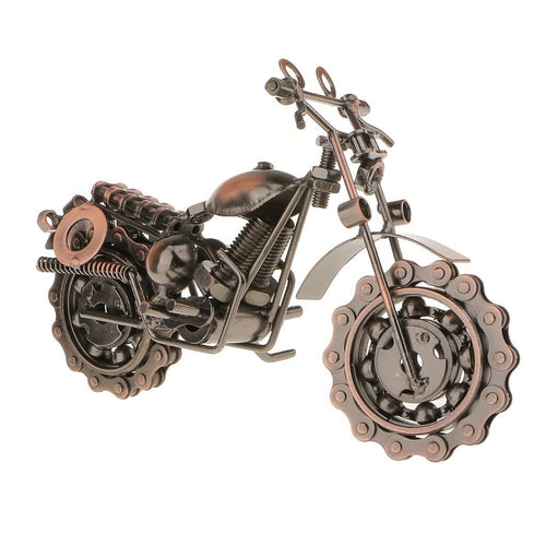 New Original Vintage Metal Model Craft Motorbike Motorcycle Model Home Decor Ornament Gift Boys Gifts Kids Toys