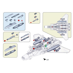 Building Blocks Fit LegoINGlys 270Pcs Military Series F-15 Eagle Fighter MOC Airplane Model Kits Assemble Toys For Adults Gift