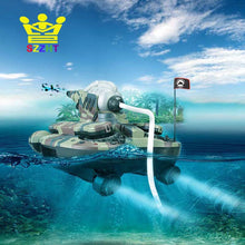 Army Amphibious RC Tank Toys Air Soft BB Bullet Water Spraying Shoot Target Electronic Remote Control Vehicle for Children Gifts