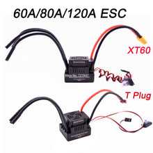 Upgrade Sensorless 60A 80A 120A S-80A S-120A Brushless ESC Electric Speed Controller with 5.5V / 3A BEC for 1/8 1/10 RC Car