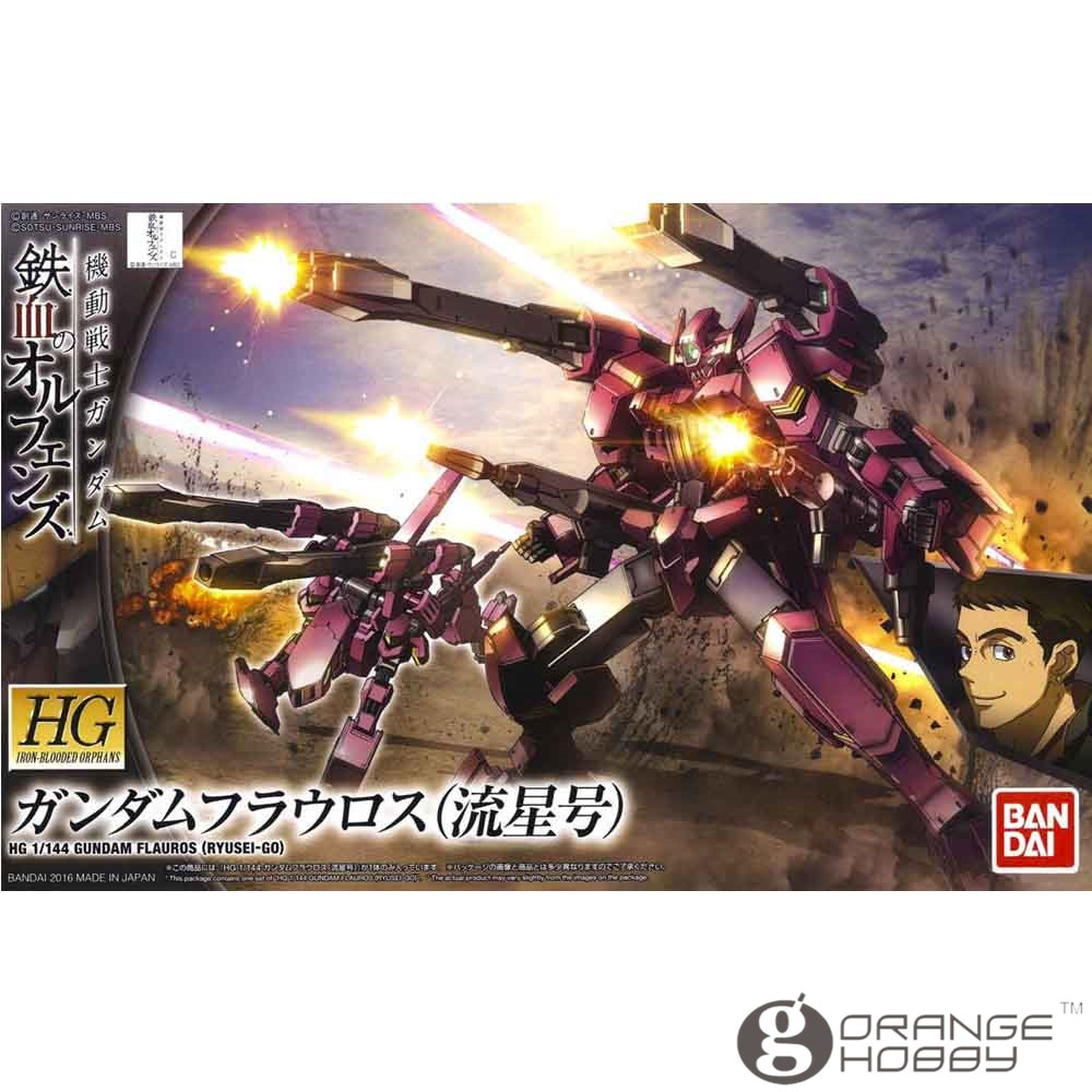 OHS Bandai HG Iron-Blooded Orphans 028 1/144 Flauros Ryusei-Go Mobile Suit Assembly Model Kits oh