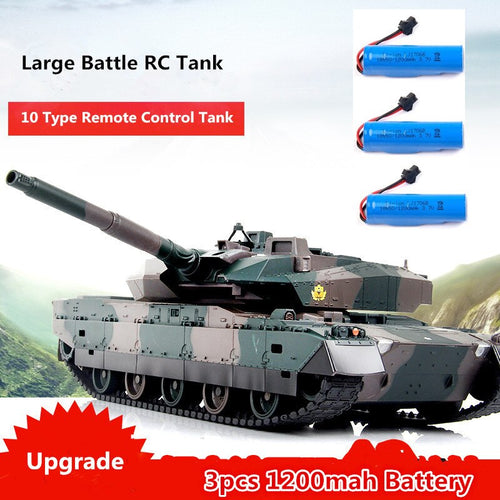 Newest RC Battle Tank XQTK24 with 3pcs battery 45 degree slope off road 330degree rotating turret remote contorl RC tank Gifts