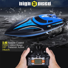 High Speed RC Boat 2.4GHZ 4 Channel 30km/h Radio Remote Control RC Racing Boat Plastic Electric Remote-Control Speedboat for Boy
