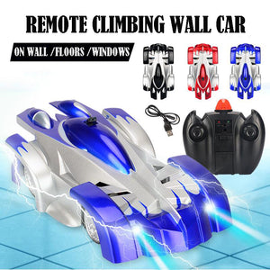 1PCs RC car Remote Control Climbing RC Car with LED Lights 360 Degree Rotating Stunt Toys Machine Wall RC CAR Boy Christmas gift