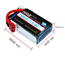 HRB RC Lipo Battery 3S 11.1V 1500mah 1300mah 2200mah 2600mah 90C 45C 65C 30C 35C Li-poly battery for FPV RC Drones Helicopters
