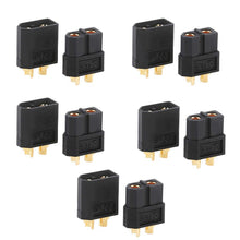 10PCS AMASS XT60 XT-60 XT60 Male Female Bullet Connectors Plugs Black Yellow For RC Lipo Battery 5Pairs Quadcopter Helicopter