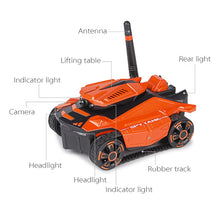 Attop Rc Tank With Hd Camera Wifi Fpv 0.3Mp Camera App Remote Control Tank Rc Toy Phone Controlled Robot