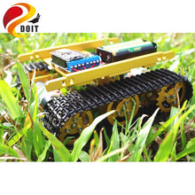 DOIT T100 RC Metal WiFi Robot Tank Car Chassis Controlled by Android iOS Phone with Nodemcu ESP8266 Motor Driven Board Kit DIY