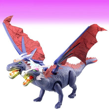 Classic Educational toy large size walking Electric dinosaur walking music with cool light with wings kids child best gift toys