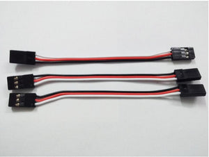 10pcs 100mm 150MM 200MM 300MM Servo extension cord Male to Male for JR Plug Servo Extension Lead Wire Cable 10cm