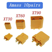 Amass Connector XT90S XT90-S Anti Spark XT30U XT60 XT90 MR30 XT60H Plugs Male Female FPV Drone Battery Connector