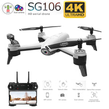 SG106 RC Drone Optical Flow 1080P HD Dual Camera Real Time Aerial Video RC Quadcopter Aircraft Positioning RTF Toys Kids