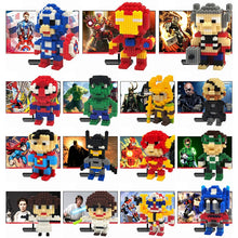 MUMUELI Mini Assembly DIY Anime Movie Figure Cute 3D Building Model Kit Blocks for Children Kids Resin Toys Collection DTSET-2