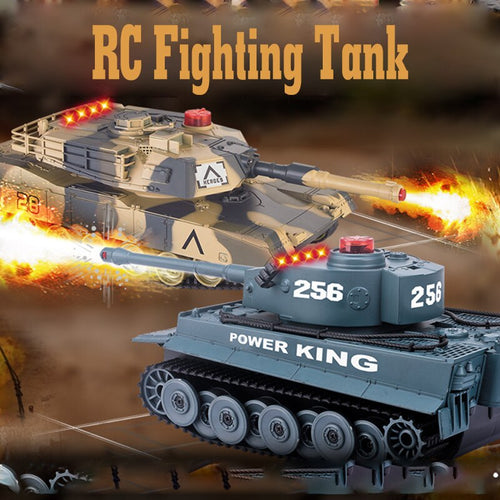 2pcs/set 1:32 2.4G RC Tank Toy With Fighting Infrared Ray Led Remote Control Battle Tanks Model Shoot Robot RC Toys for Kid Gift
