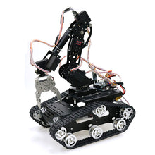WiFi/Bluetooth/Handle Control Mobile Robot Arm Robotic Gripper with Metal Tank Chassis for DIY RC Robot Model Kit