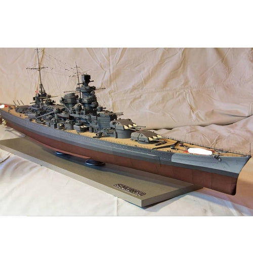 DIY Paper Craft 1:200 Harlem version battle cruiser Scharnhorst 3D paper model Toy Ship Funs Gifts
