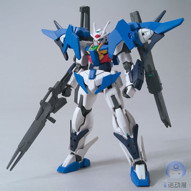 Bandais Gundam Model HG 1/144 Gundam Model 00 SKY HIGHER THAN SKY PHASE RIKU'S GUNDAM NT Mobile Suit Kids Toys