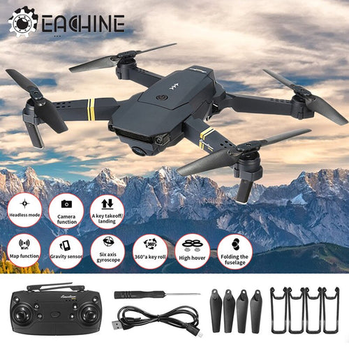 Original Eachine E58 WIFI FPV With Wide Angle HD Camera High Hold Mode Foldable Arm RC Quadcopter RTF VS VISUO XS809HW