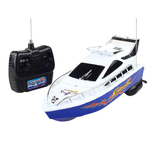 2.4G 4 CH RC Boats 5KM/H ABS Electric Mini Remote Control Speed Boat Toys Model for Kids Chirdren Birthday Gifts C101A